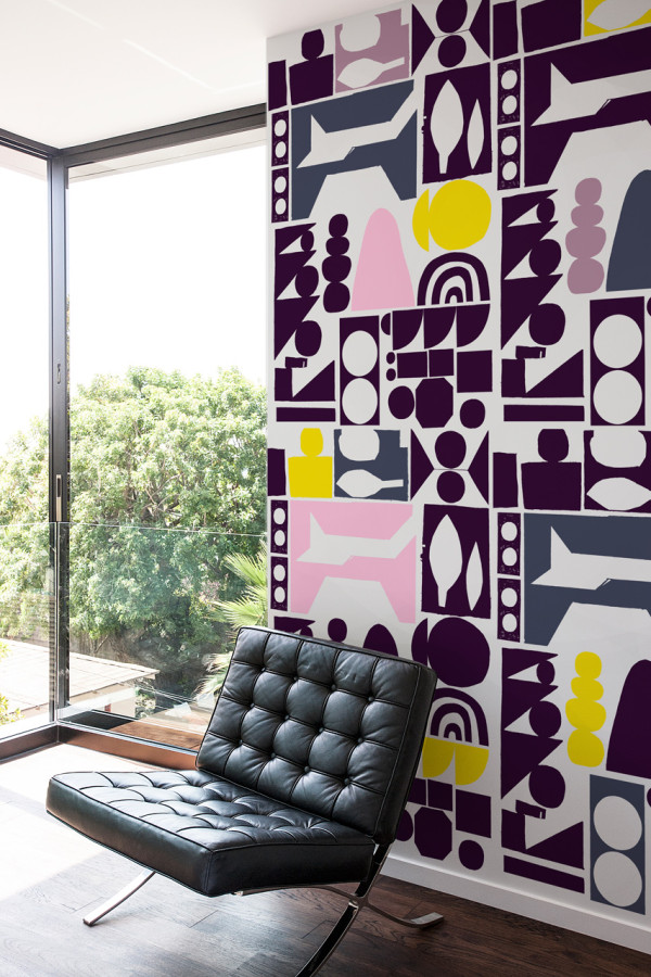 Oversized graphic wall panels to make a statement  4