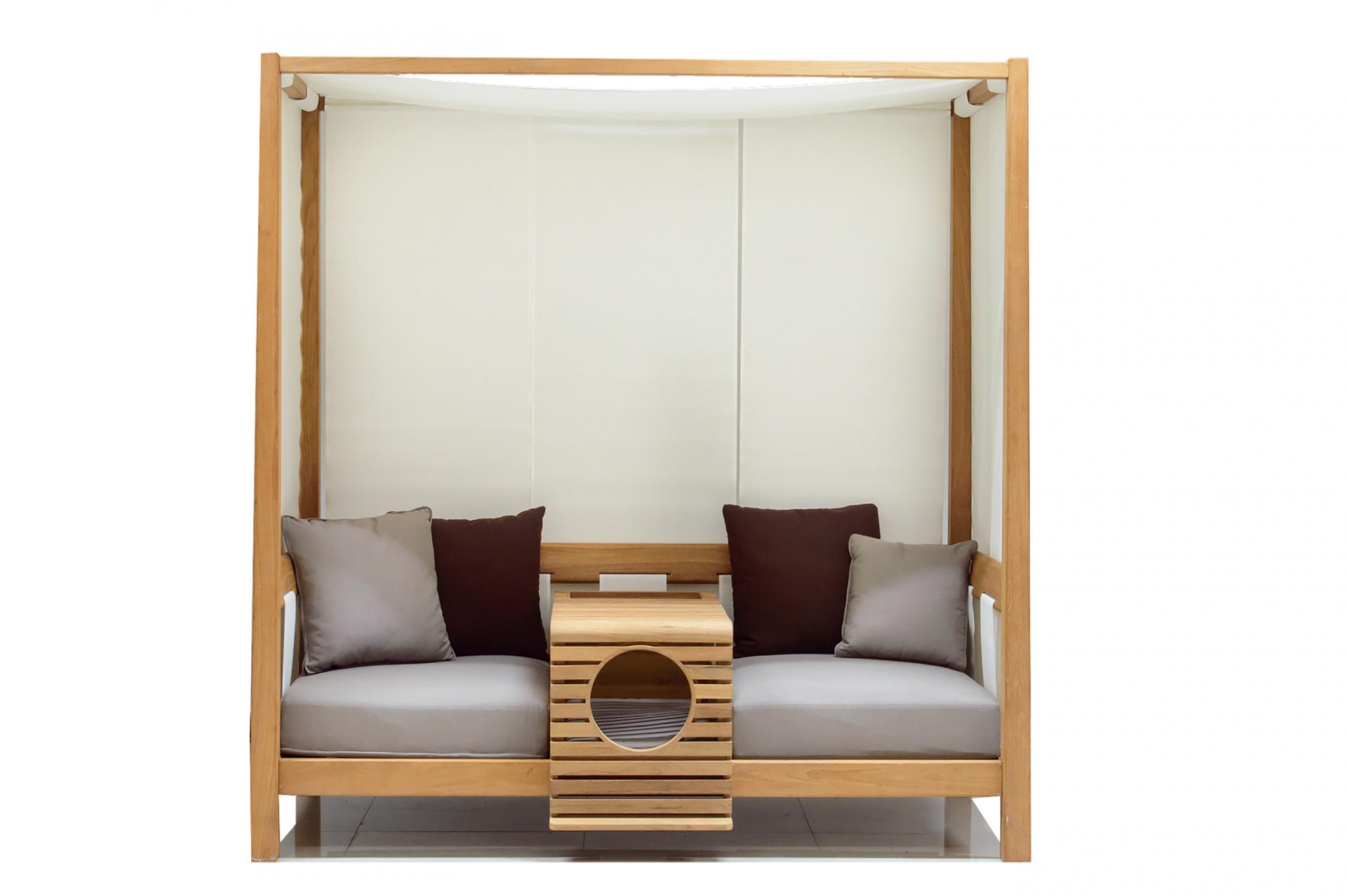 Pet modular sofa with a pet home integrated  4