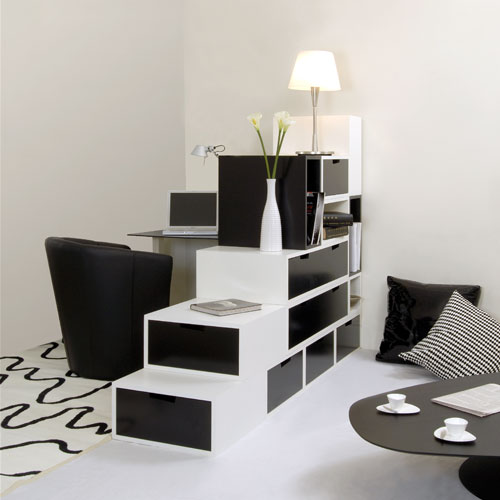 Practical Furniture For Black And White Interior Design By Espace Loggia