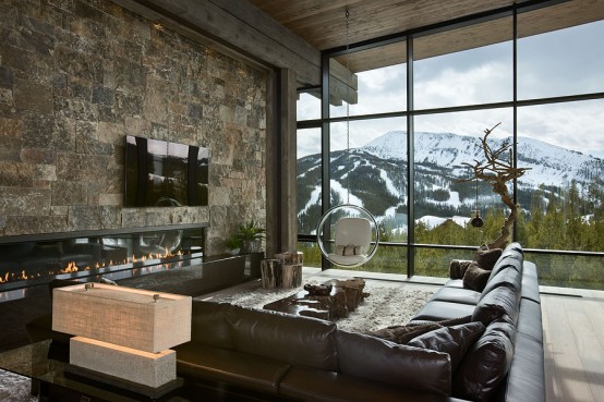 Remote Mountain Chalet With Luxury Inside And Outside