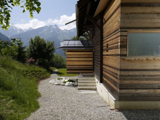 Renovation Of Century Old Chalet In Swiss Alps