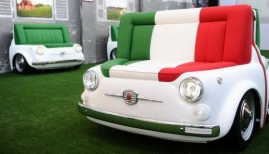 Furniture Collection Inspired By Retro FIAT Cars
