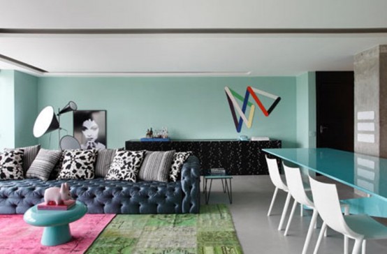 RL House In Green And Blue By Studio Guilherme Torres