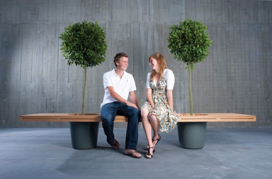 Romantic Wood Bench Romeo & Jiliet By Extremis 