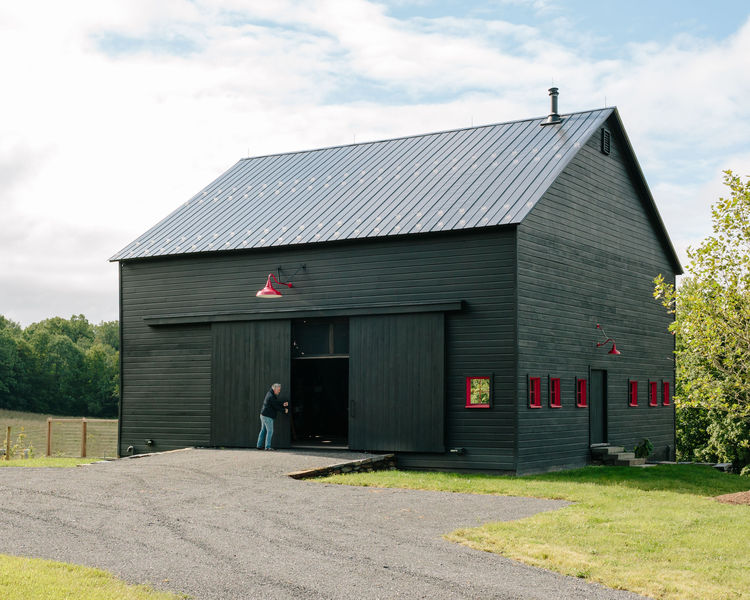 Rustic passive house barn and sauna compound  9