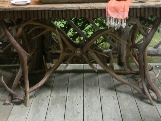 Rustic Porch With Hunters Retreat Touches