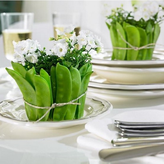 34 Rustic Veggies And Herbs Tablescape Ideas