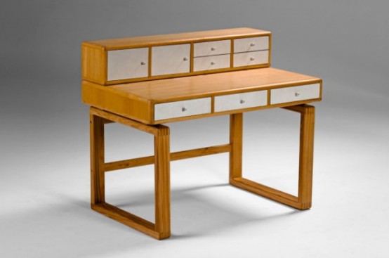 Saska Desk Inspired By Mid Century Scandinavian Designs