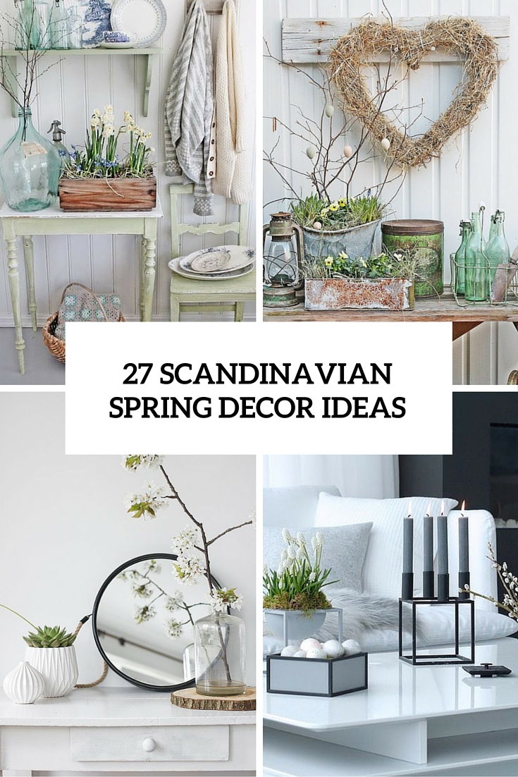Scandinavian spring home decor ideas cover