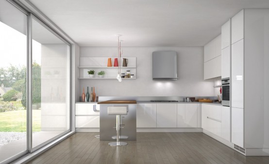 Simple and Sleek Kitchen Design – Emetrica by Ernestomeda