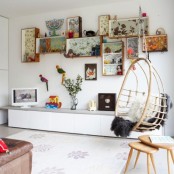 Simple Living Room Stoage Ideas