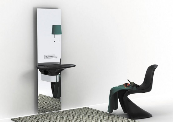 Ultra-Modern Washbasins Inspired by Panton Chair – Kalla by Karol