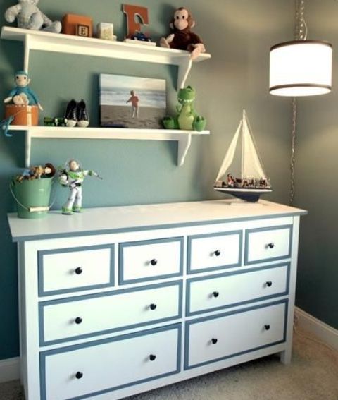 Kids need lots of storage for their toys so the dresser is a great addition to a kids room.