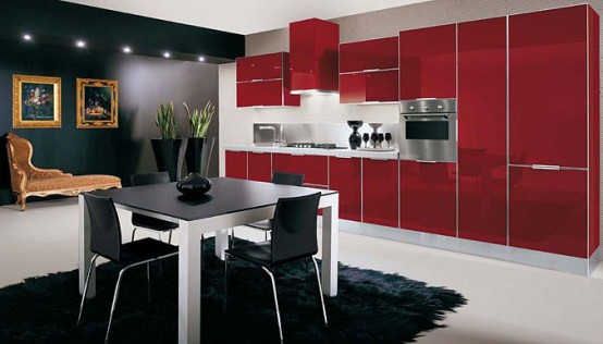 Ultra Glossy and Sleek Kitchen Design – Crystallo from Arrex