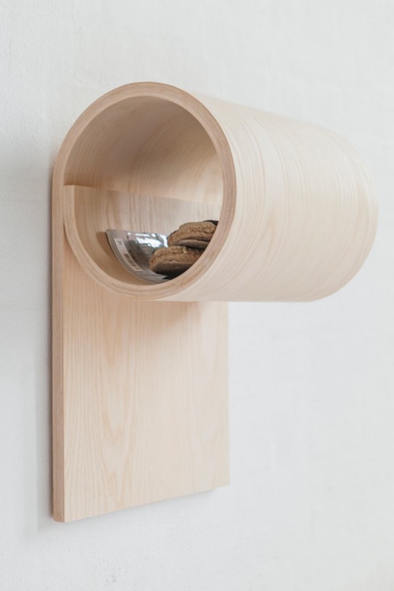 Sma Ting: Rolled Wooden Storage For Small Spaces