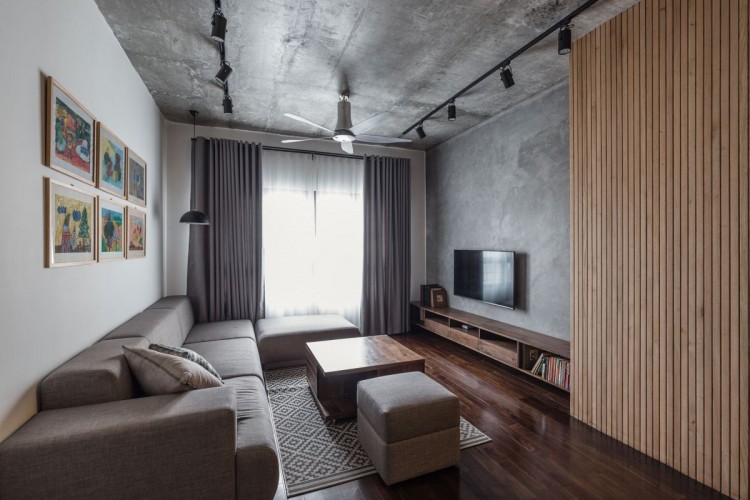 Small And Stylish Apartment With An Industrial Vibe