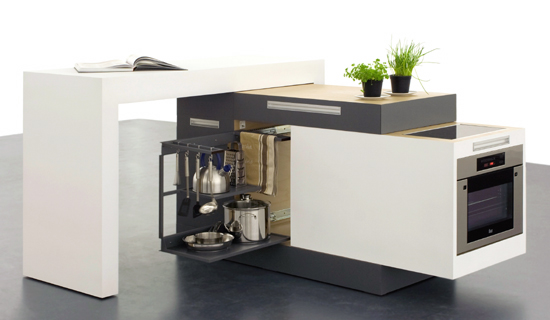 Small Modular Kitchen for Very Small Spaces