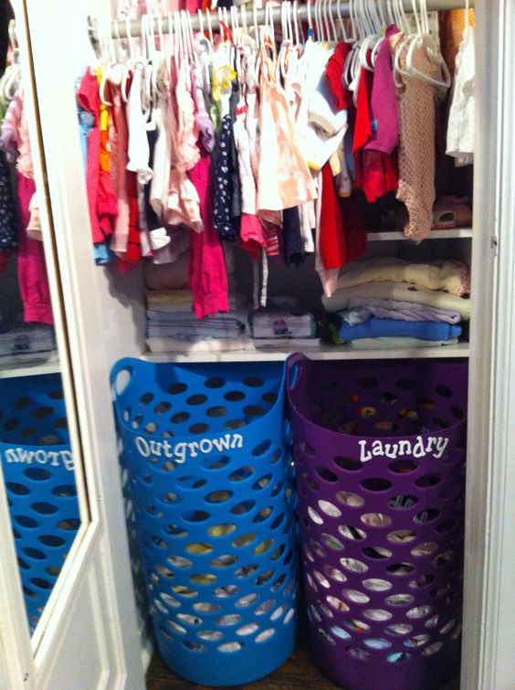 Smart and fun kids clothes organizing ideas  10