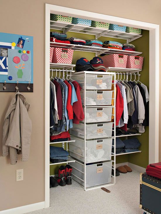 Smart and fun kids clothes organizing ideas  25