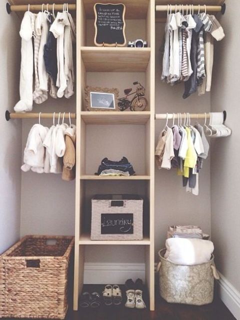 Smart and fun kids clothes organizing ideas  28