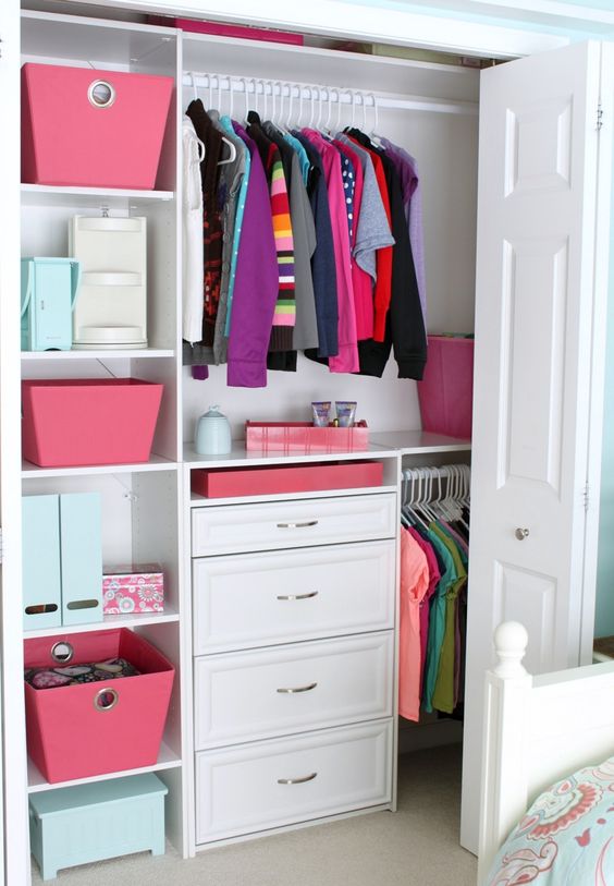 Smart and fun kids clothes organizing ideas  32
