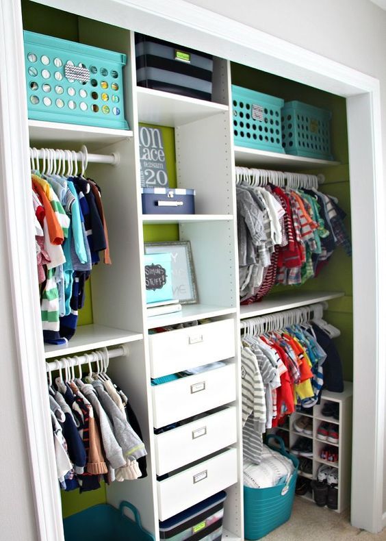 Smart and fun kids clothes organizing ideas  34