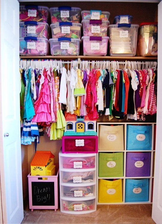 Smart and fun kids clothes organizing ideas  4