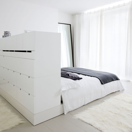 Smart storage bed is a must have if you care about decluttering your bedroom.