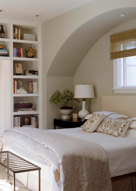 Built-ins are as useful in a bedroom as in any other room.