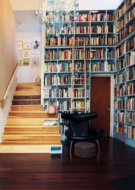 Smart ideas to organize your books at home  34