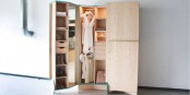 Smart Walk In Closet As A Mini Fitting Room