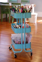 IKEA Raskog cart can store office and crafts supplies