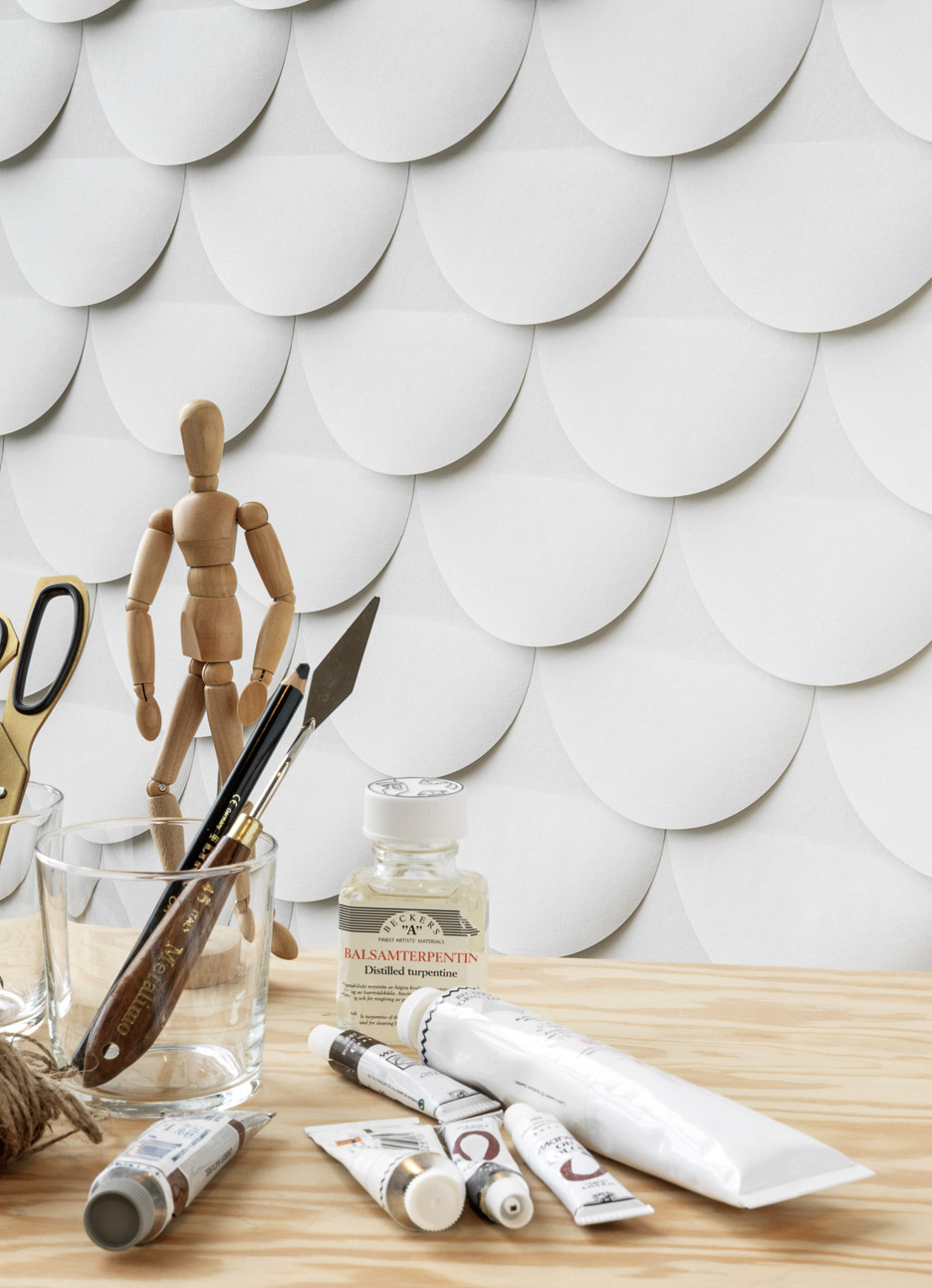 Soft and minimal wallpaper collection with a 3d look  5