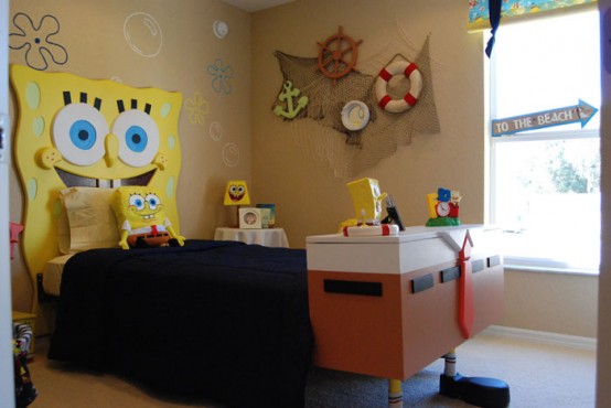 SpongeBob SquarePants Themed Room Design - DigsDigs