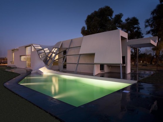 Very Strange and Unusual House Design – FyF Residence by P-A-T-T-E-R-N-S