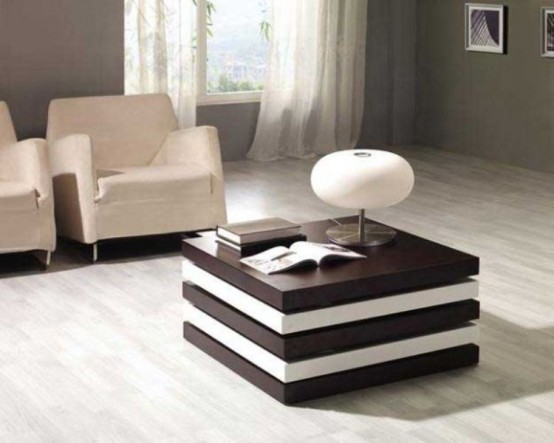 Stylish And Multifunctional Coffee Table With Hidden Compartments