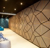 catchy soundproofing panels cover the whole space and make it totally soundproofed