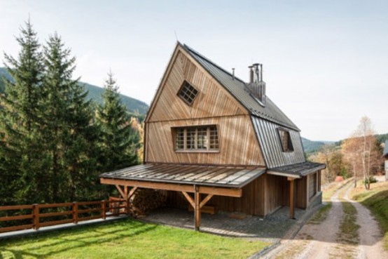 Stylish Modenr Take On A Traditional Mountain Chalet