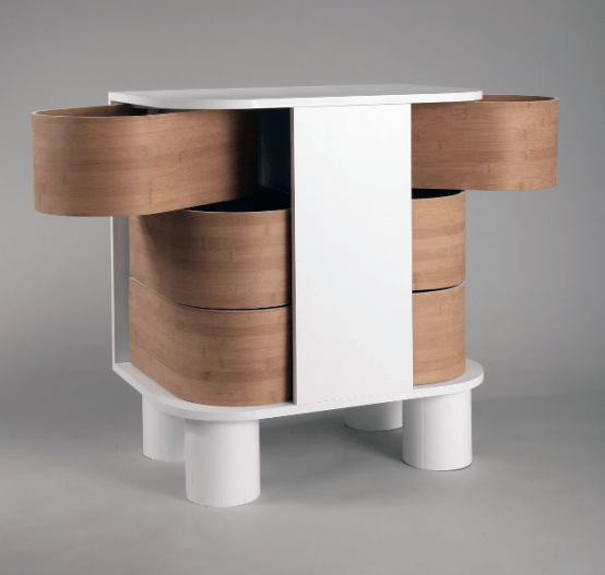 Stylish Modern Cabinet Of Round Shape