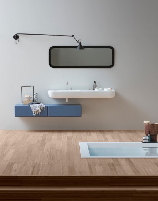 Stylish Modular Esperanto Bathroom Furniture Colleciton