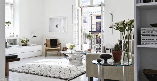 Stylish Scandinavian Apartment With A Mid-Century Vibe