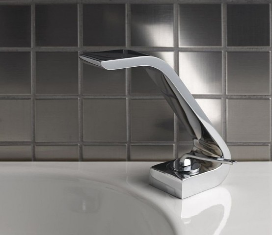 Unusually Shaped Contemporary Taps – Wolo from Webert