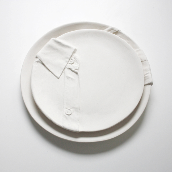 Surrealistic Tableware Collection Imitating Clothes