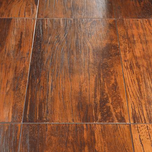 Wood and Metal Ceramic Tiles – Lignite from Tagline