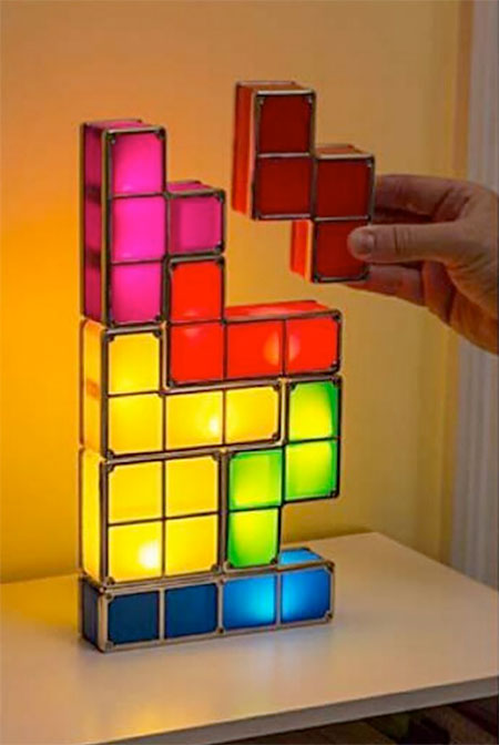 Tetris lamp assemble your lights yourself  3