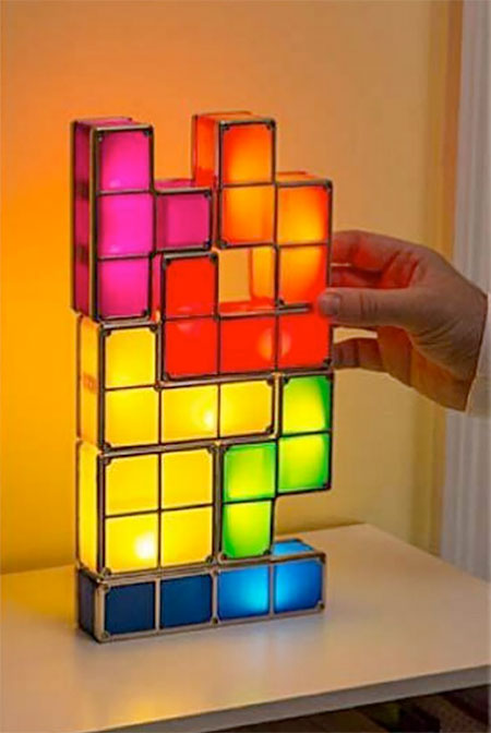 Tetris lamp assemble your lights yourself  5