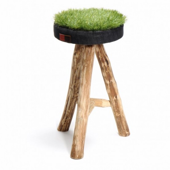 Touch Of Spring Grass Stool Collection