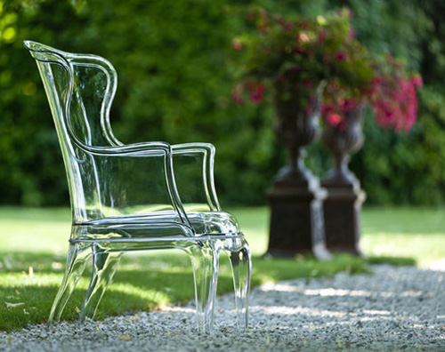 Elegant Transparent Armchair in Classic Form – Pasha by Pedrali