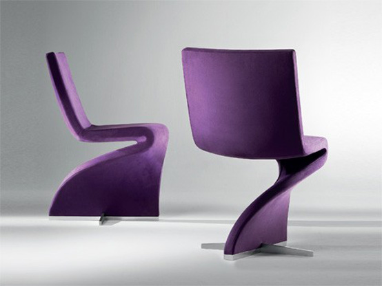 Innovative Shaped Chair With Seductive Look – Twist by Sandler