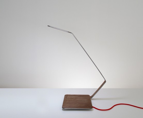 Ultra Minimalist Table Lamp With An Ethereal Structure